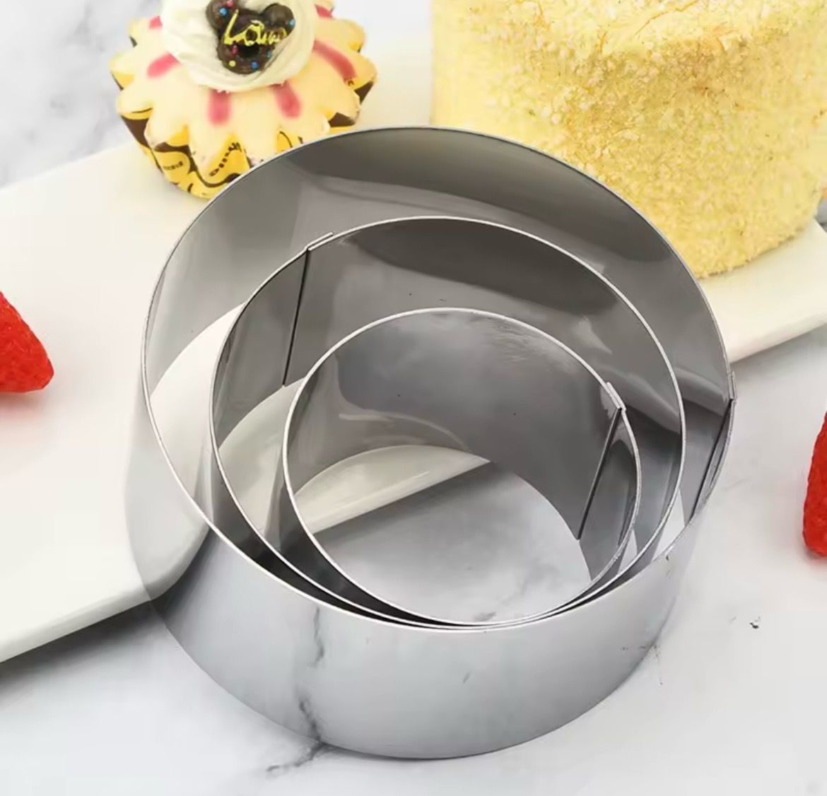 Stainless Steel Round Shape Cake Rings 