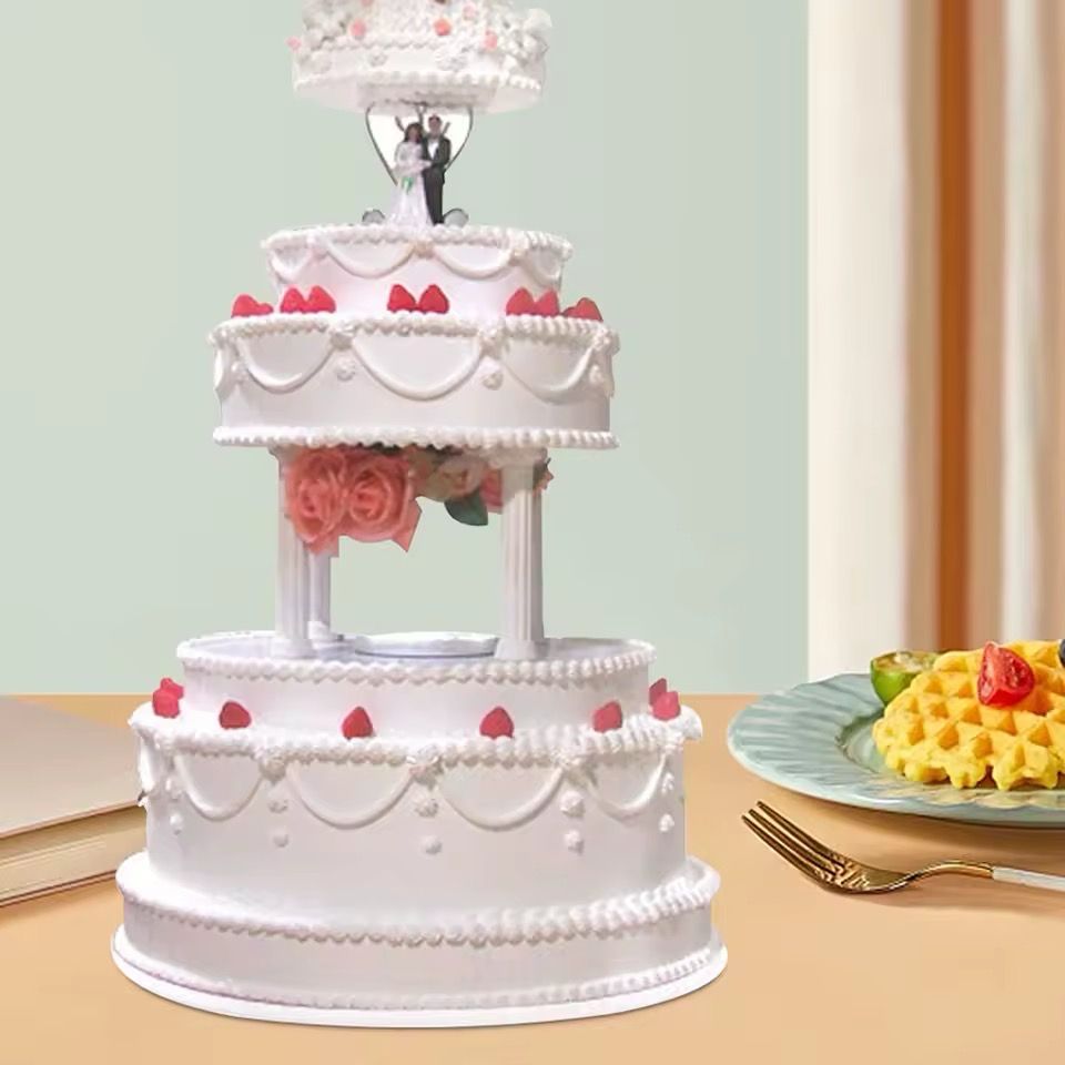 Cake Support Rods Roman Pillars Set/ 4 Pieces 