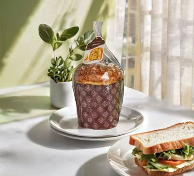 Brown Paper Loaf Pan Lot / 10 Pieces 