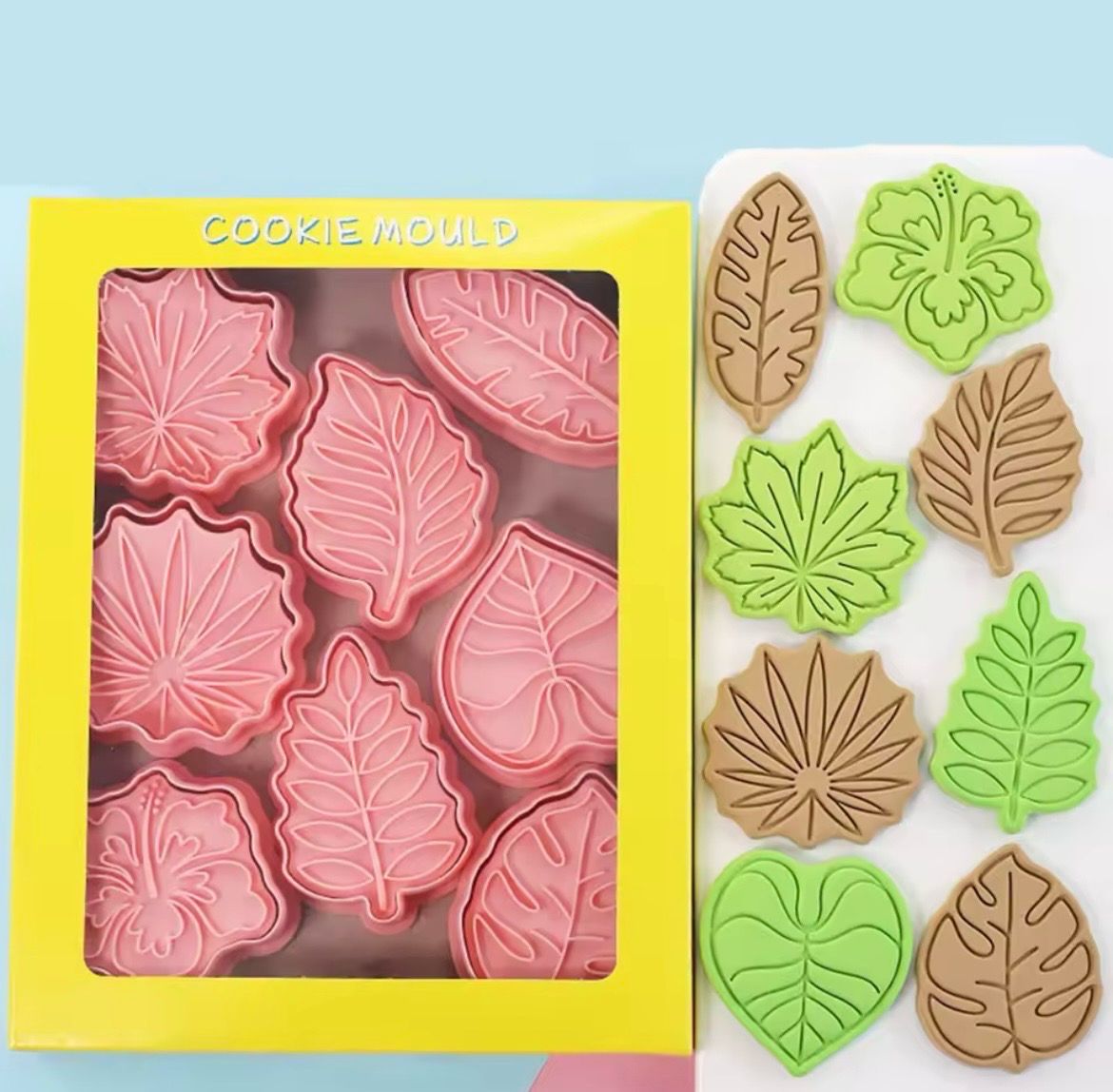 Leafs Cookie Cutter Set / 8 Pieces 