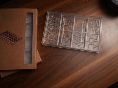 4 Cavity Mix Shape Bars Polycarbonate 