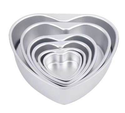 Solid Base Heart Shape Non Stick Cake Pan 6/8/10 inches 