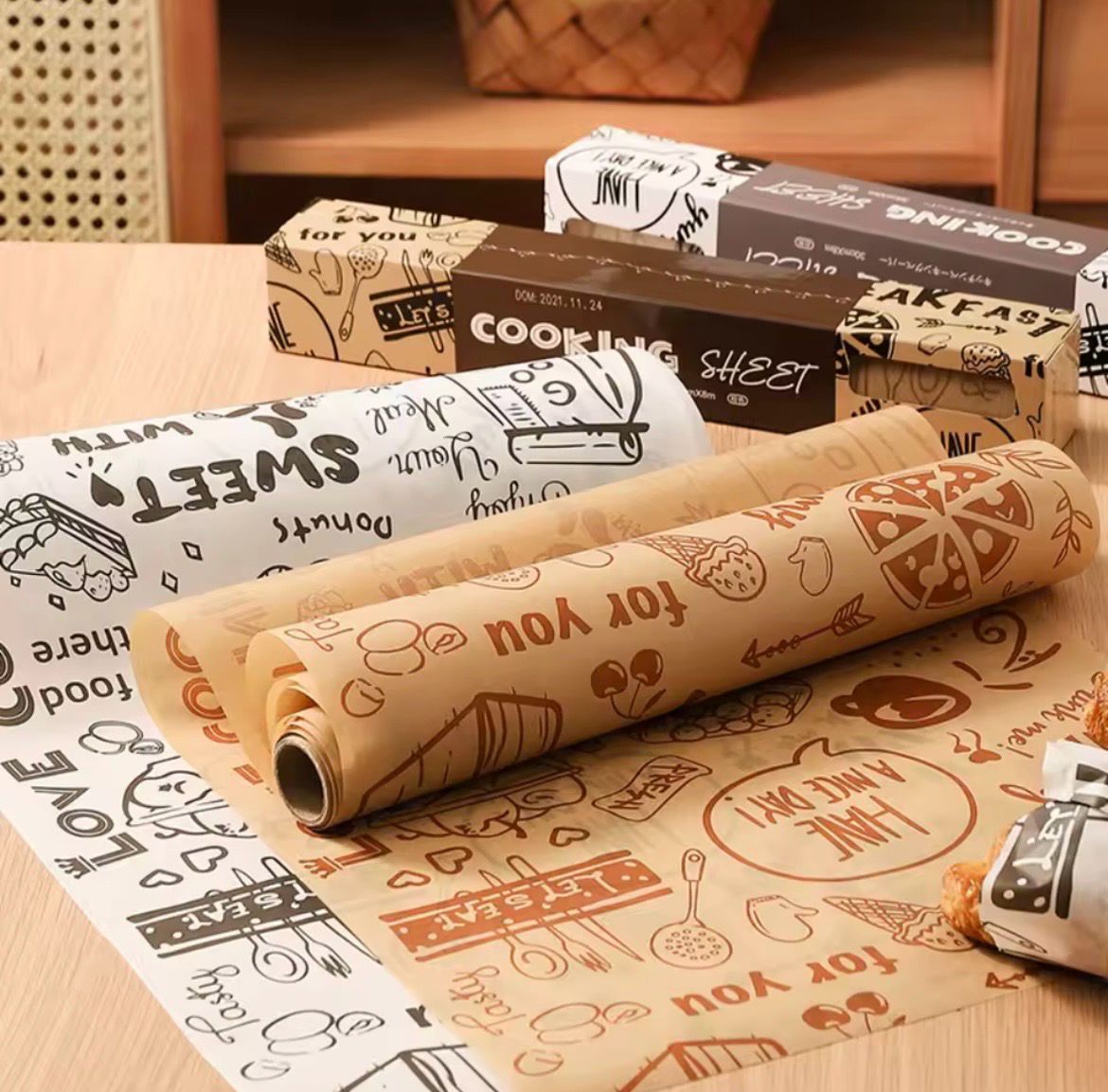 Grease Resistant Parchment Paper 8m roll 