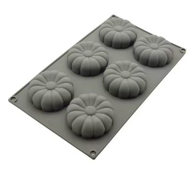 6 Cavity Large Flower Silicone Mold 