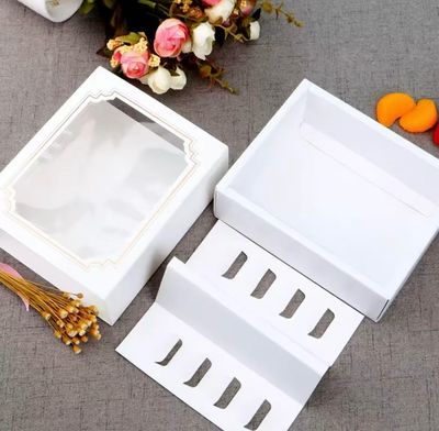 8 Cavity Macaroon Window Box Lot/ 10 Box
