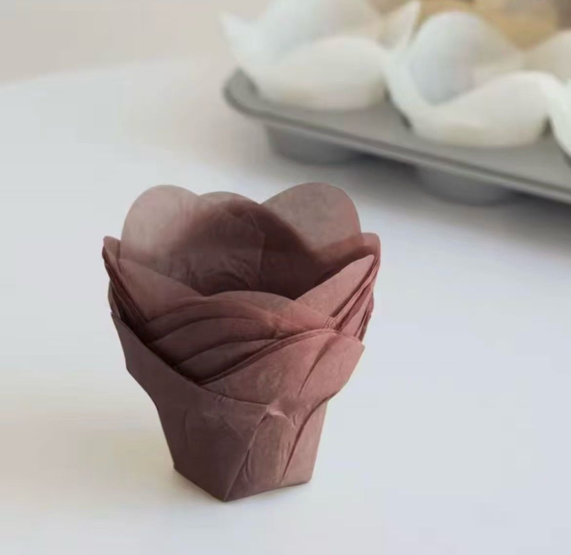 Petal Edge Tulip Cupcake Liner Lot/ 50 pieces 