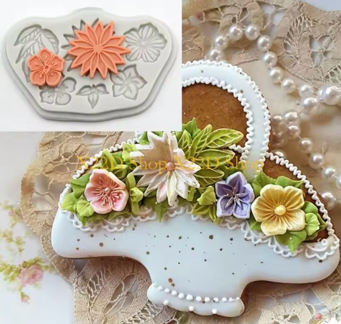Mix Flower Silicone Mold