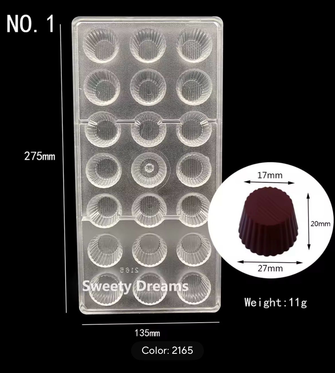 21 Cavity Polycarbonate Mold 