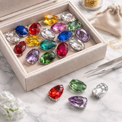 Gems For Cake Decoration Mixed Colors Bag 100/g
