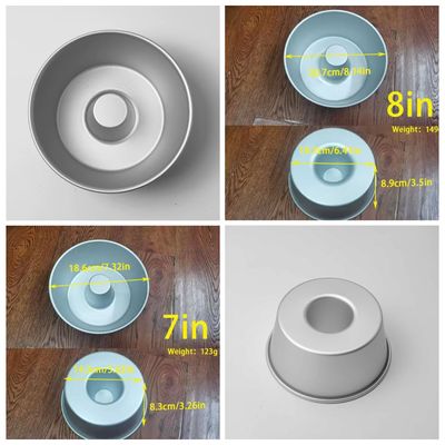 Aluminium Alloy Round Chiffon Cake Pan ( Fixed Bottom )