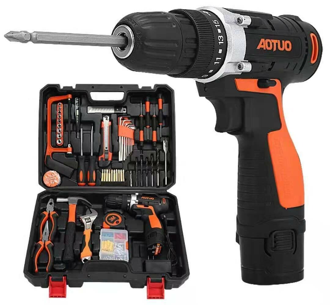 CORDLESS RECHARGEABLE DRILL KIT