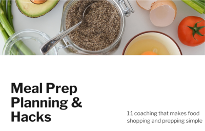Meal Prepping and Planning Session