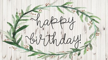 BIRTHDAY DECOR