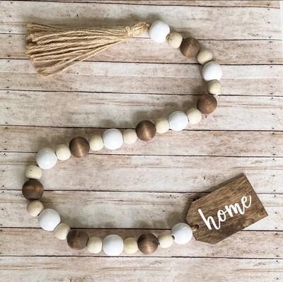 WOODEN BEAD GARLAND