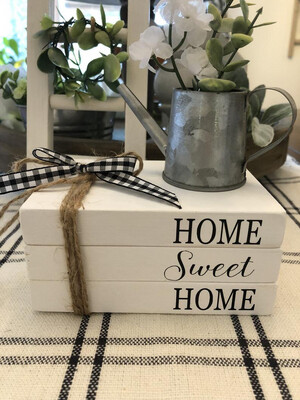 WOOD BOOK STACKS