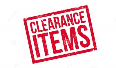 CLEARANCE ITEMS