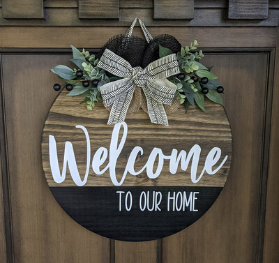 HANGING ROUND DOOR SIGNS
