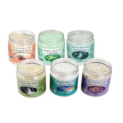 About Set Of 6 Scented Dead Sea Salts - 4 oz
