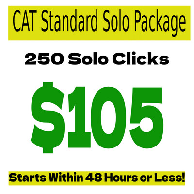 CAT 250 Standard Tier 1 Only Solo Clicks