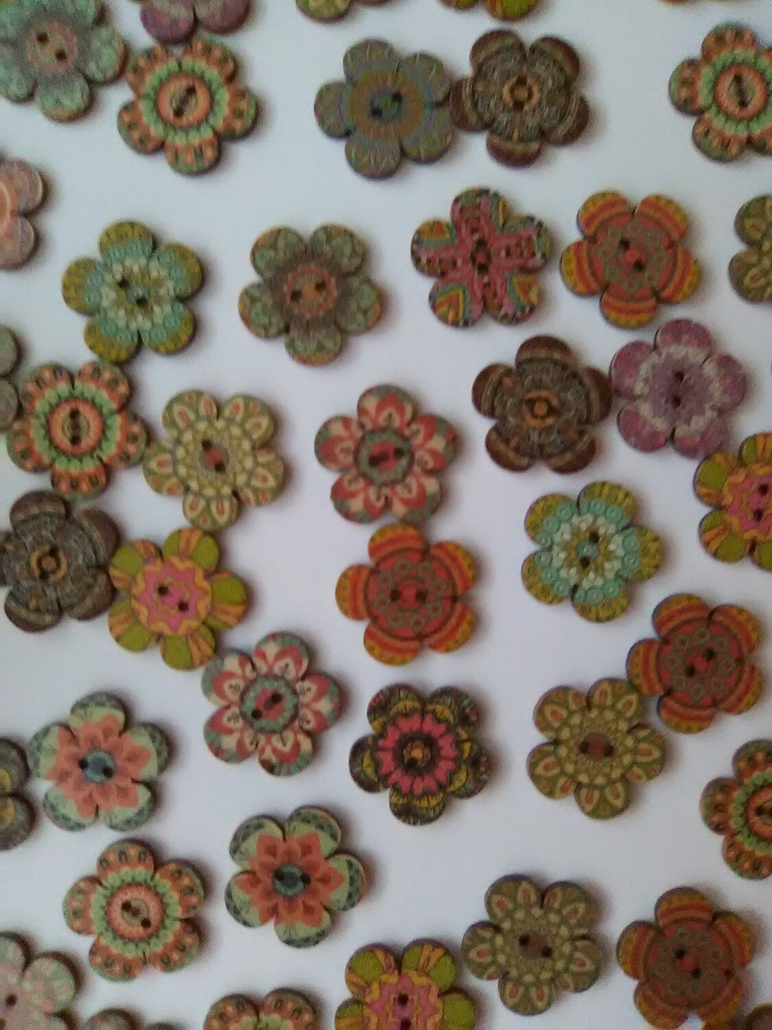 Boutons fleurs (Lot de 50 unités)