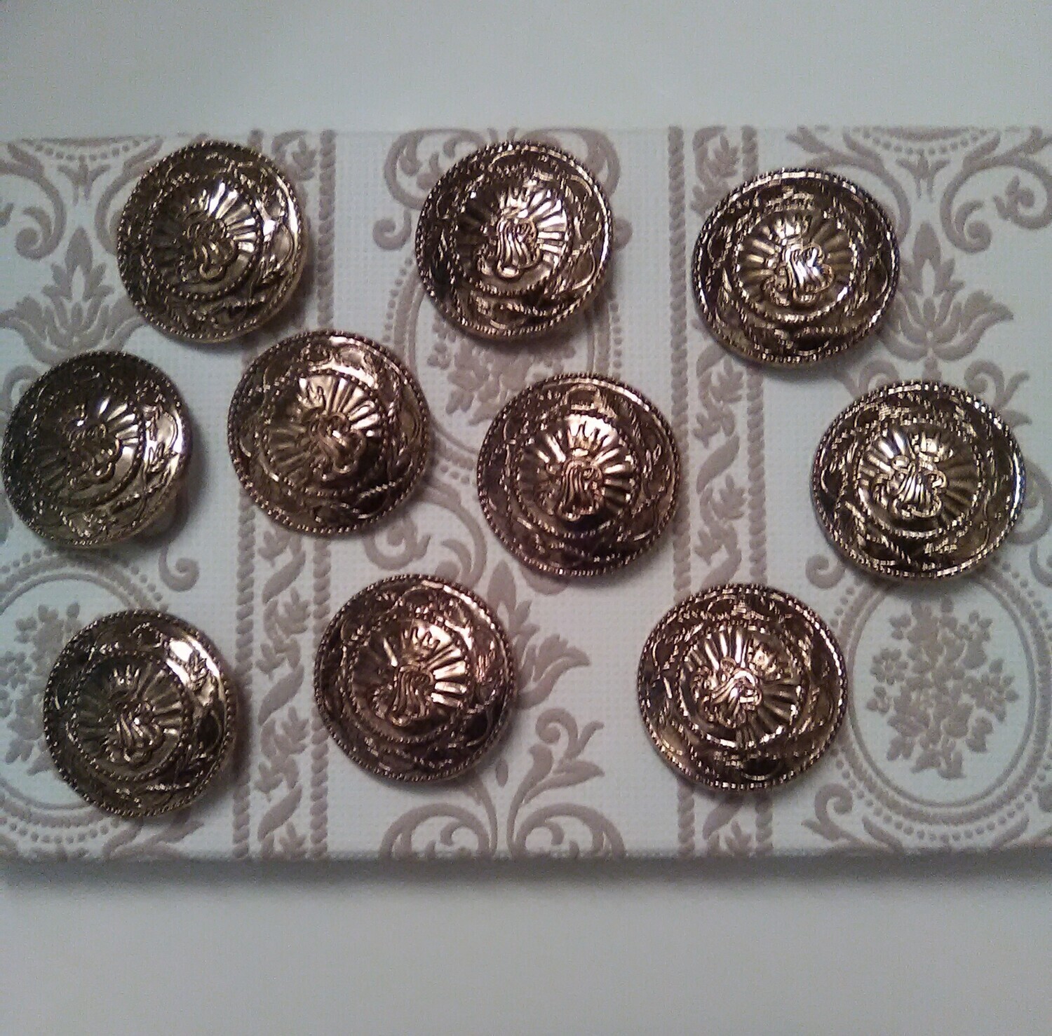 Boutons décoratifs en plastique (Lot de 10 unités)