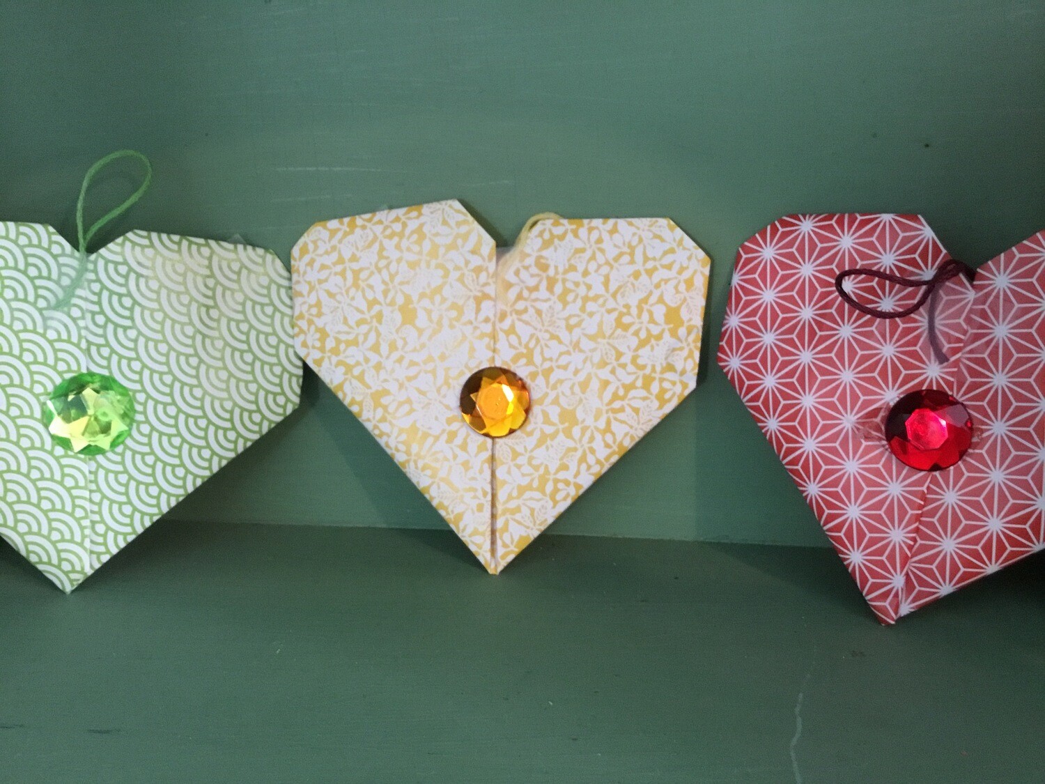 Origami Hearts