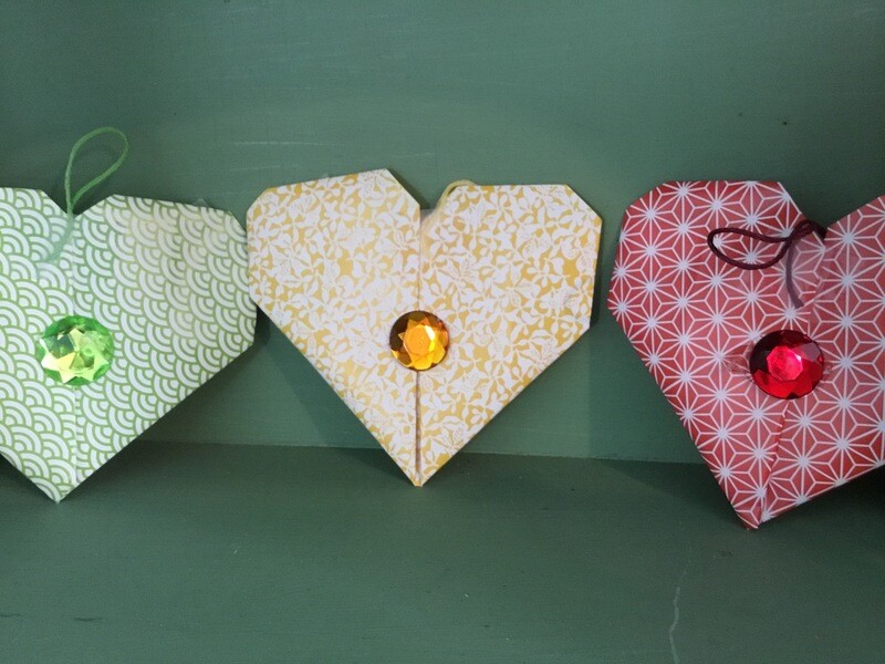 Origami Hearts