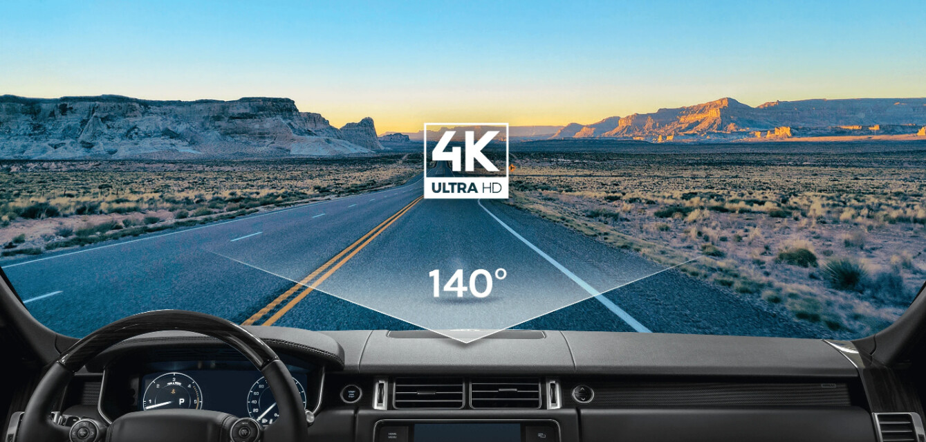 70mai Dash Cam 4K A800S with SD-Card 64GB