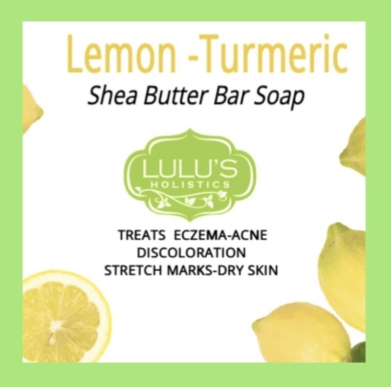 Lemon &amp; Turmeric Shea Butter Bar Soap