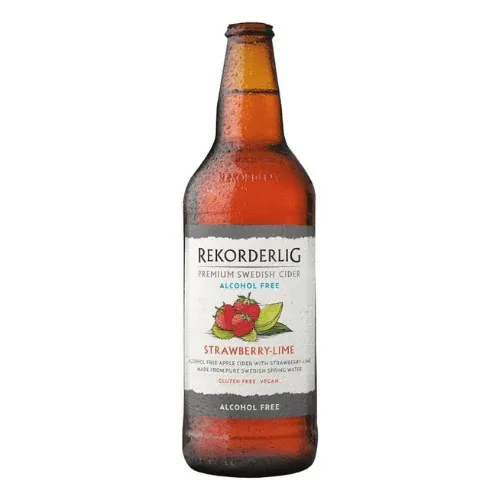 Rekorderlig Cider Strawberry &amp; lime 0%