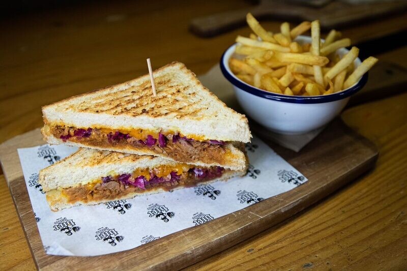 BBQ Pulled Pork Melt sun-fri 12-4pm