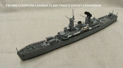 MTM005 - 1/700 Scale HMS Cleopatra Exocet Leander by MT Miniatures