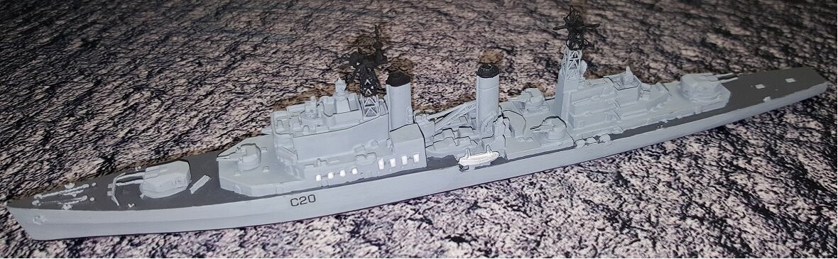 MTM031 - 1/700th Scale HMS Tiger by MT Miniatures