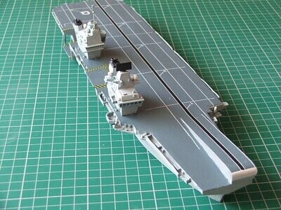 MTM057 - 1/700th Scale HMS Queen Elizabeth, Royal Navy's Aircraft Carrier by MT Miniatures