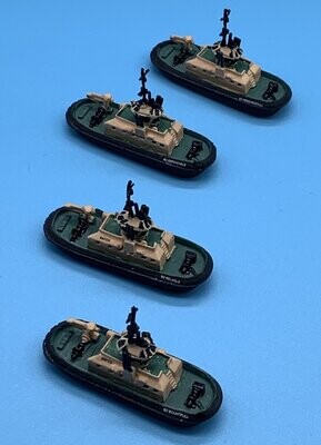 MTM067 - 1/700th Scale SD Bountiful ATD 2909 tug (pack of 4) by MT Miniatures