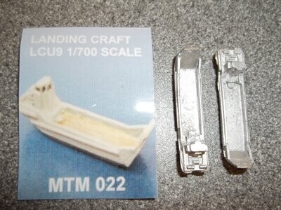 MTM022 - 1/700th Scale LCU Landing Craft by MT Miniatures