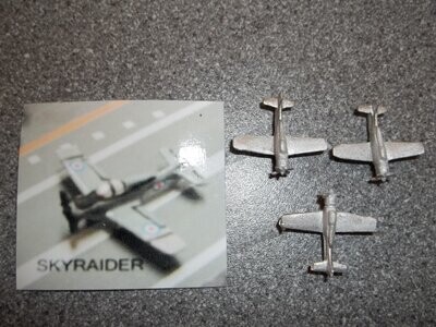 MTM010 - 1/700th Scale Sky Raider AEW - Fixed Wings (Pack of 3) by MT Miniatures