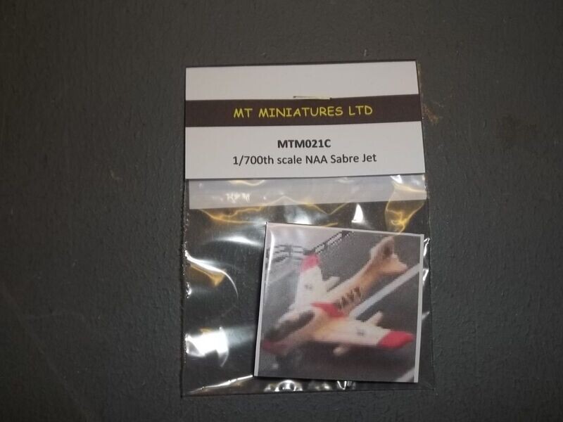 MTM021C - 1/700th Scale NAA Sabra Jet (Pack of 3) by MT Miniatures