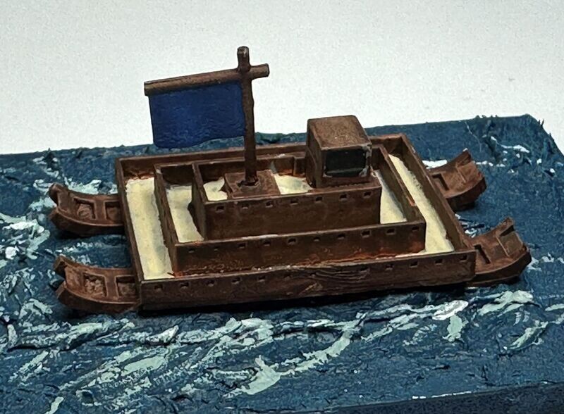 MTMAHB014 - 1/1200th scale Chinese Ship - Han Lou Chuan (Pack of 3) by MT Miniatures