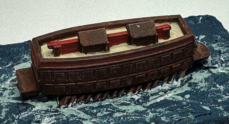 MTMAHB012 - 1/1200th scale Korean Ship - Large Panokseon (Pack of 3) by MT Miniatures