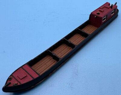 MTMROO002 - OO Gauge 45ft Empty Barge - Painted by MT Miniatures