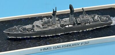 MTM042 - 1/700th Scale HMS Salisbury, Type 61 Class Frigate by MT Miniatures