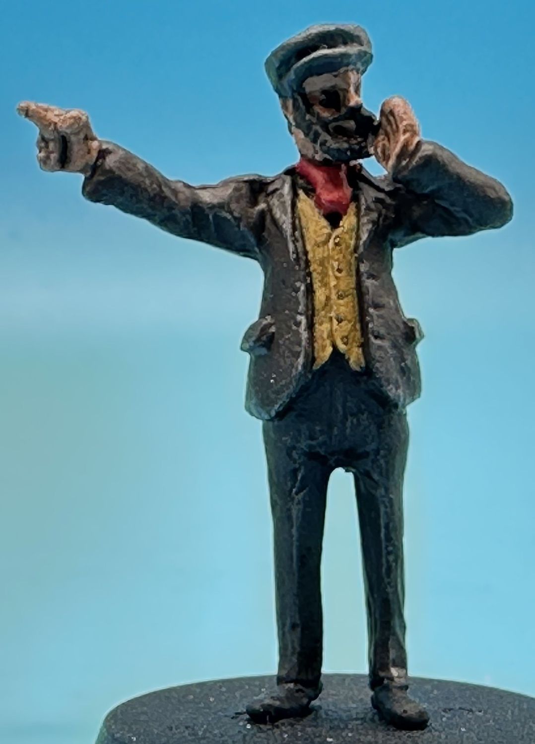 MTMO08 - O Gauge Figure, Foreman of Line Workers - Casting by MT Miniatures