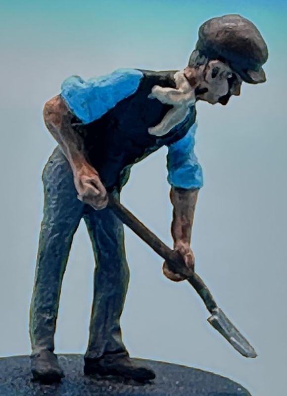 MTMO09 - O Gauge Figure, Worker No. 1 - Casting by MT Miniatures