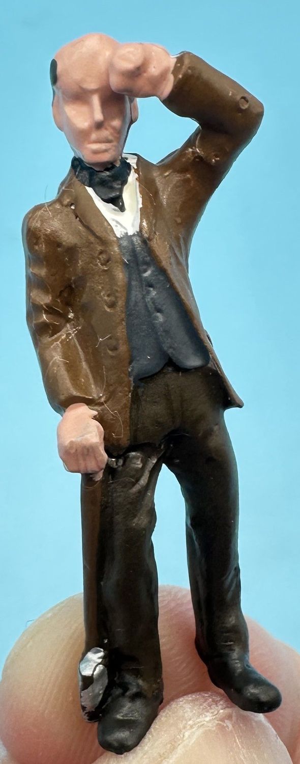 MTMO12P - O Gauge Figure, Worker No. 4 - by MT Miniatures