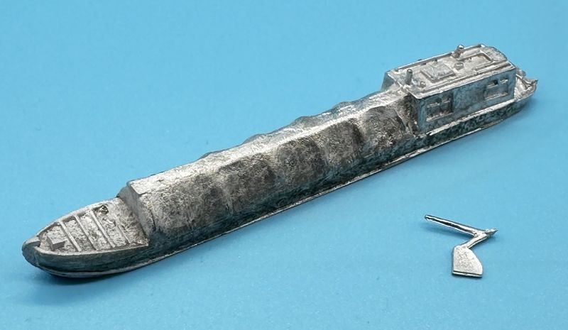 MTMN05 - N Gauge 45 ft Covered Barge Kit - by MT Miniatures