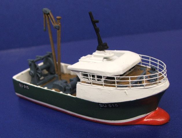 MTMN06P - N Gauge  15m Scalloper Trawler - Painted by MT Miniatures
