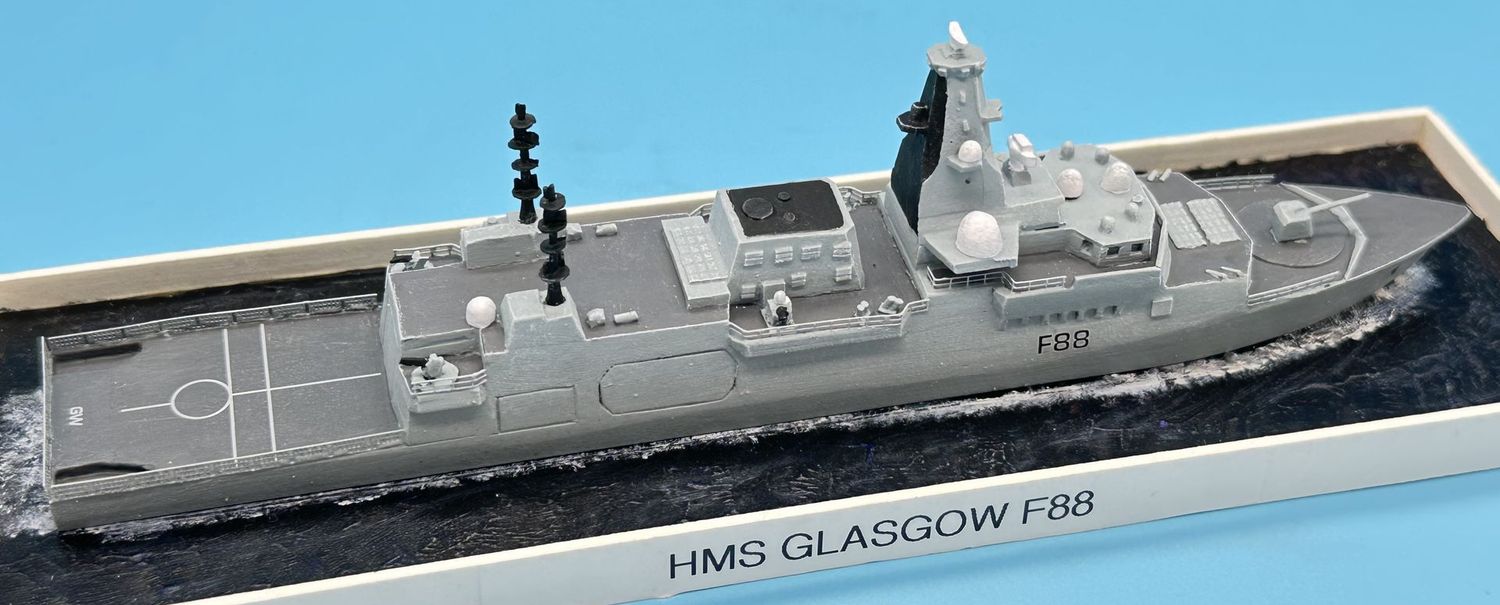 MTM094 - 1/700th Scale HMS Glasgow, Type 26 Frigate by MT Miniatures MTM094 - 1/700th Scale HMS Glasgow, Type 26 Frigate by MT Miniatures