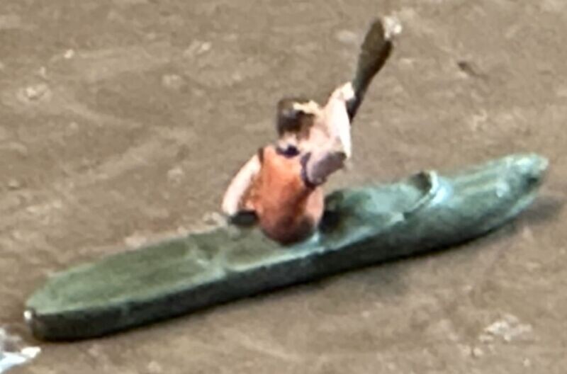 MTMROO013 - OO Gauge Man Canoeing (pack of two) - Casting by MT Miniatures