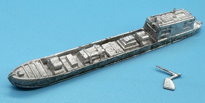 MTMN02 - N Gauge 45 ft Building Supplies Barge Kit - by MT Miniatures